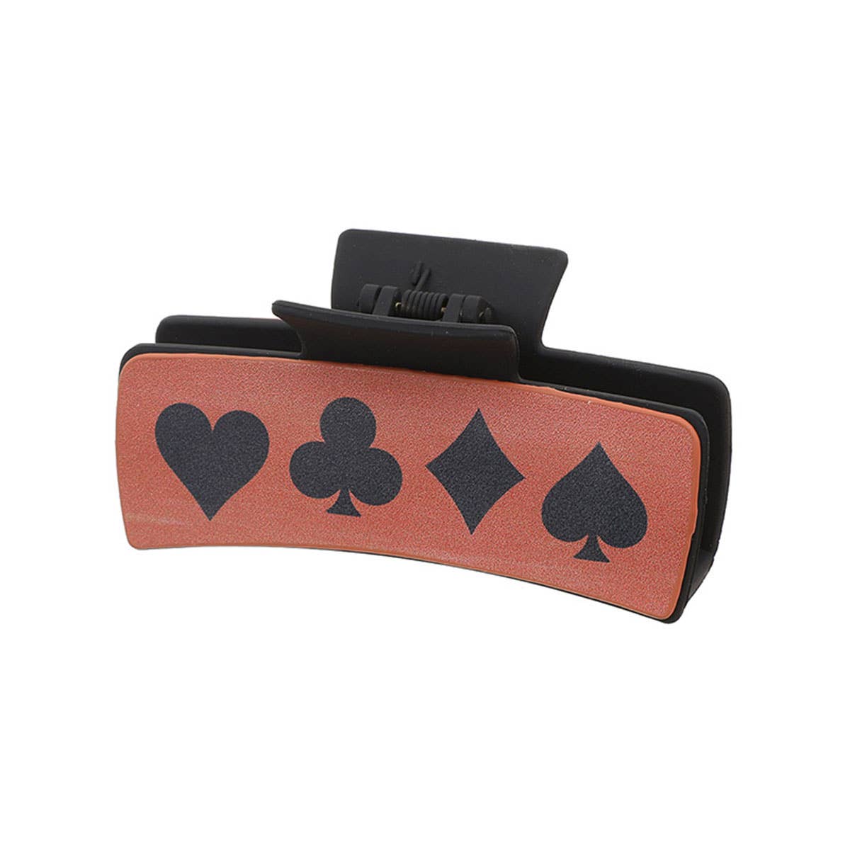 DENIM LEATHER WOMEN WESTERN HAIR CLAW CLIPS