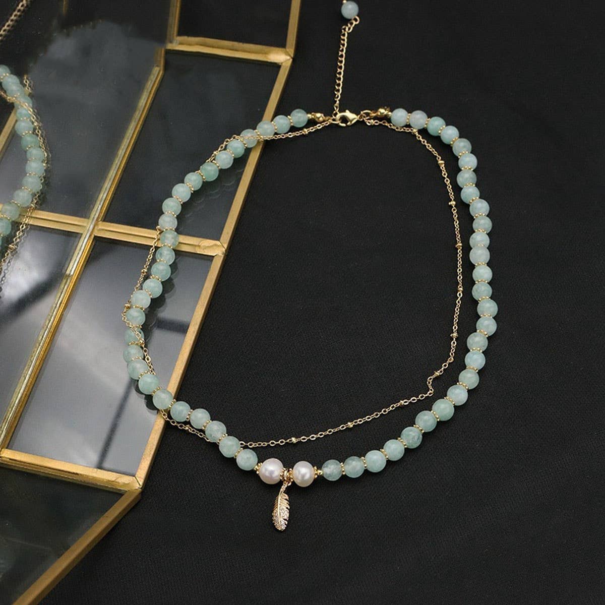 HIGH-END BUTTERFLY TEMPERAMENT PEARL NECKLACE