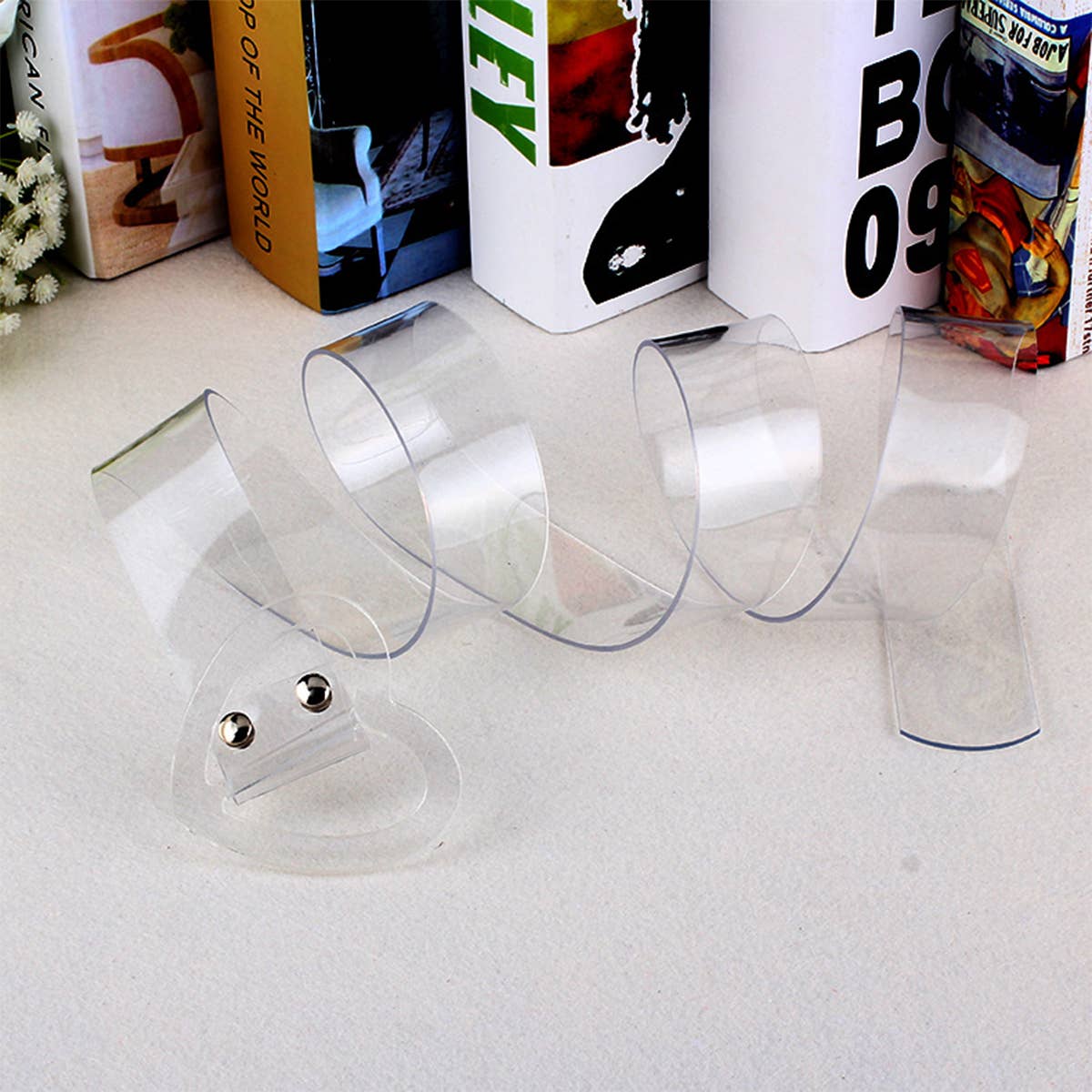 CWABE0961_FASHIONABLE AND VERSATILE TRANSPARENT BELT