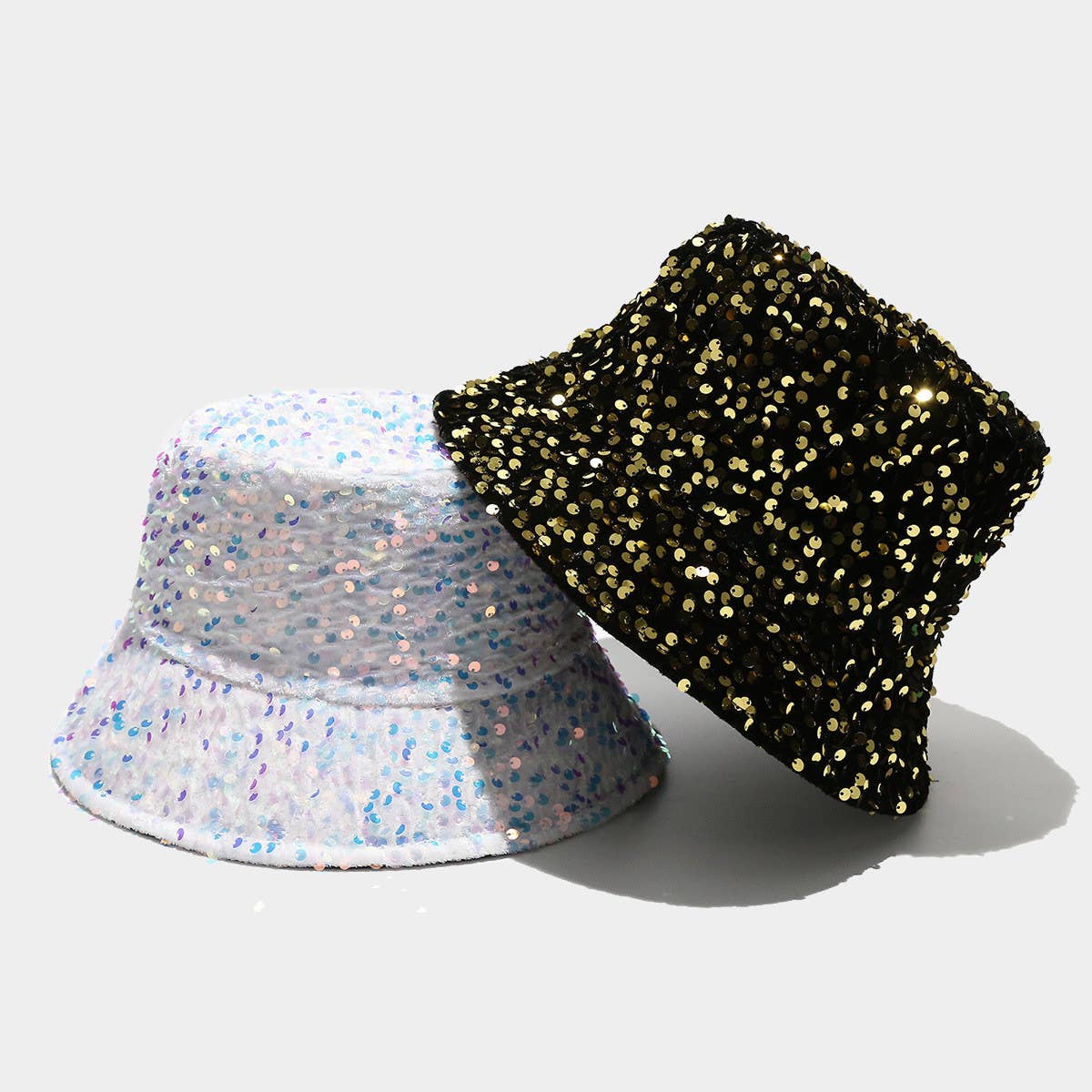 ALL-MATCH SEQUINED PERSONALITY STREET BUCKET HAT_CWAB2929