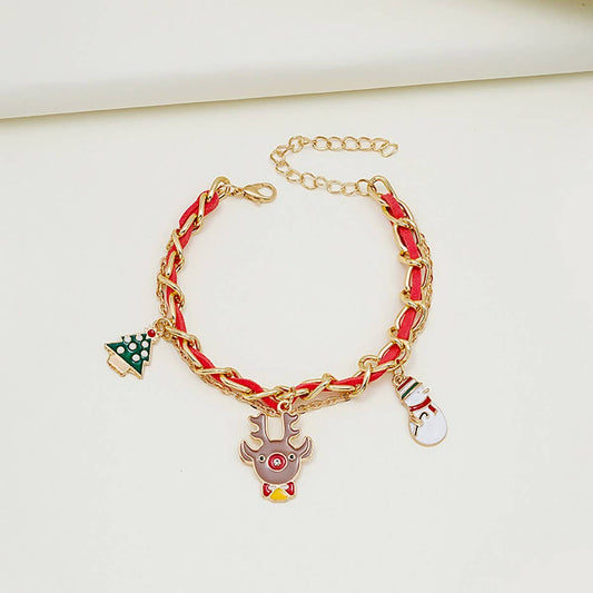 NEW CHRISTMAS STYLE MULTI-LAYER CHAIN BRACELET