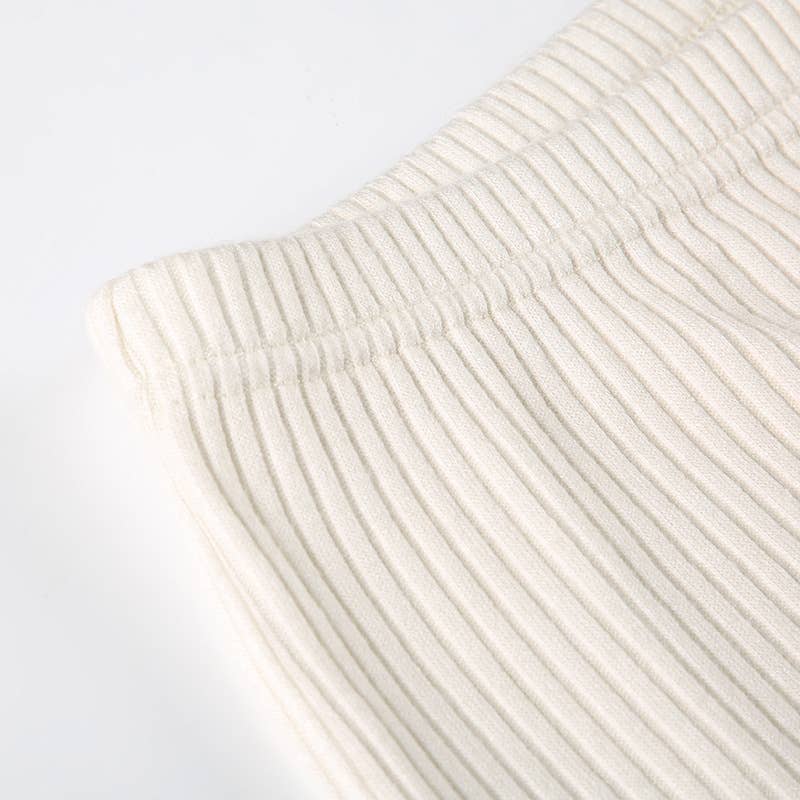 LAPEL PIT STRIP SWEATSHIRT PANTS TWO-PIECE SET