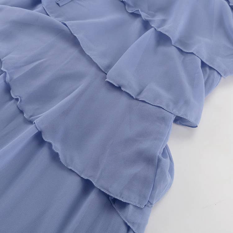 Layered design sense,elegant refined cake dress