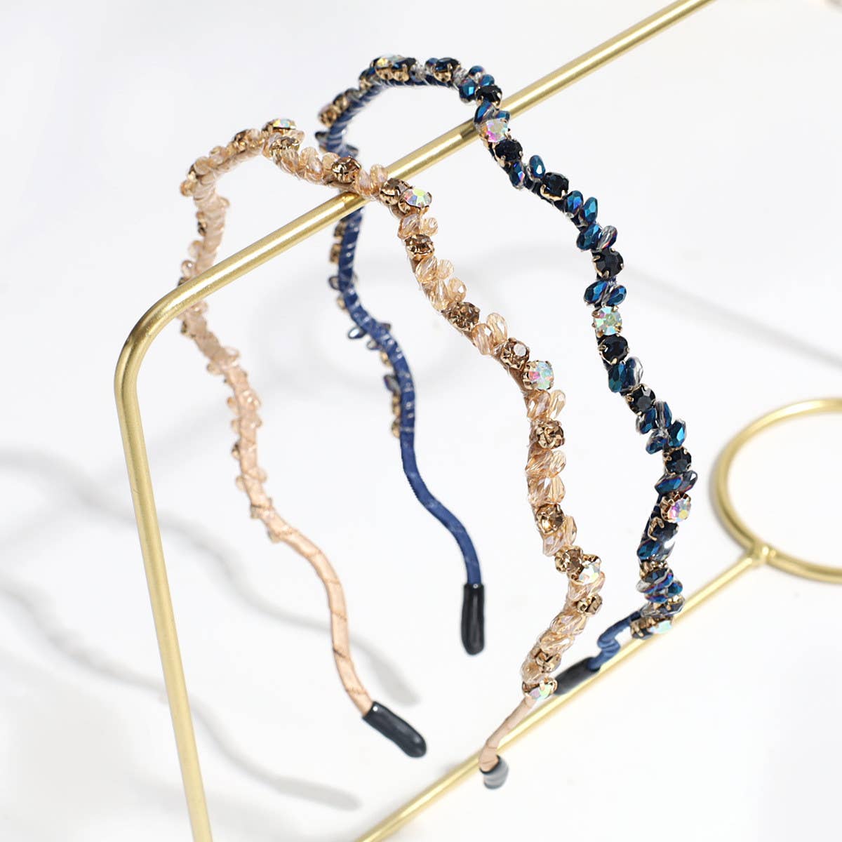 GENTLE WAVE RHINESTONE HEADBAND