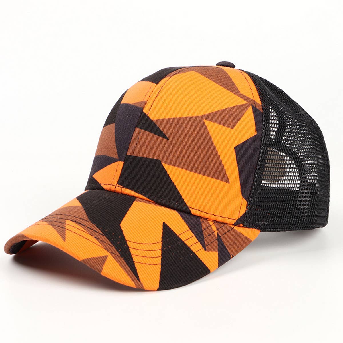 OUTDOOR CAMOUFLAGE GRAFFITI TIE-DYE BASEBALL CAP_CWAH1147