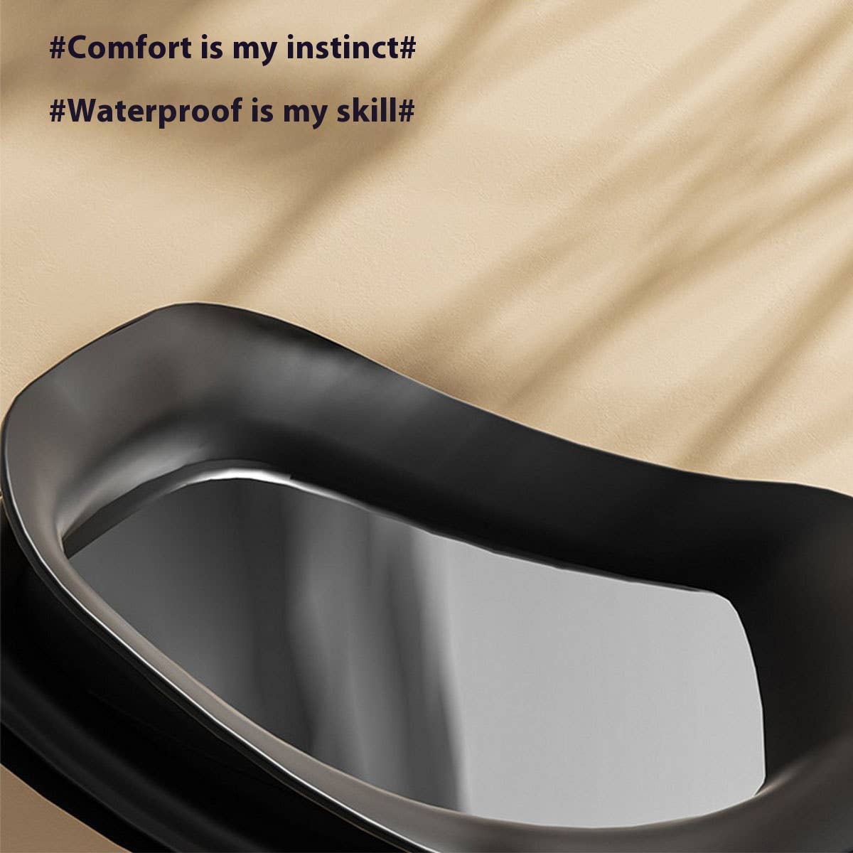 HD Anti-Fog Swim Goggles for Adults ? Large Frame