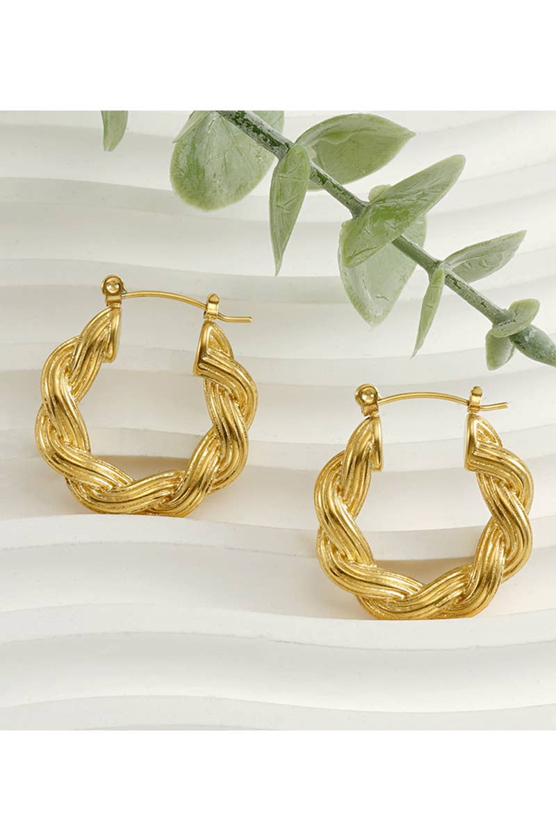 18K GOLD PLATED STAINLESS STEEL EARRINGS_CWAJE0375
