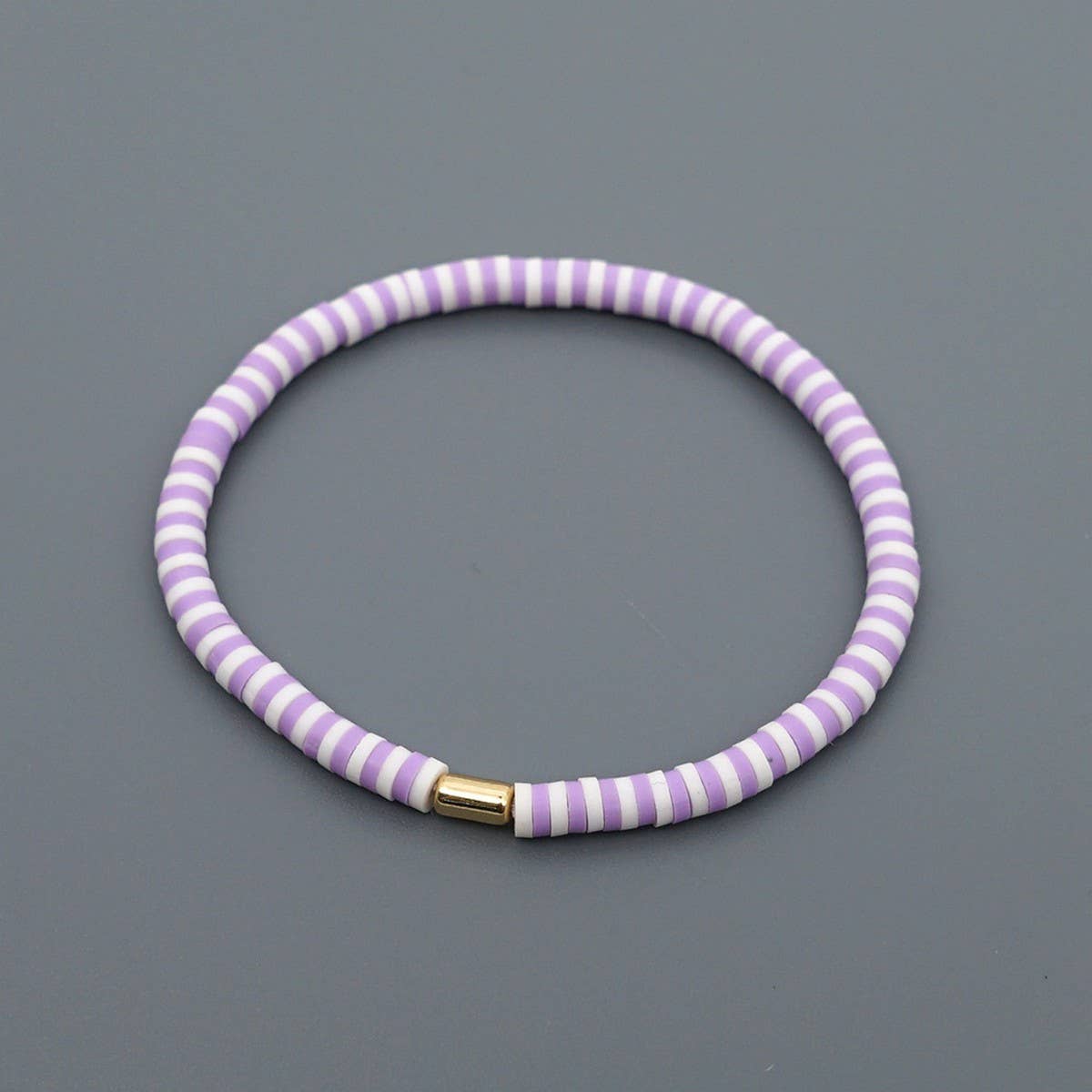 FASHIONABLE MULTI-COLOR SOFT CLAY BEADED BRACELET