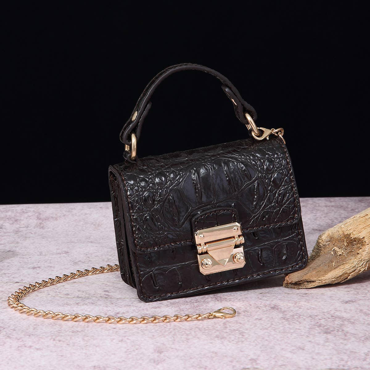 FASHION MULTICOLOR CROCODILE CROSSBODY BAG_CWAB2597