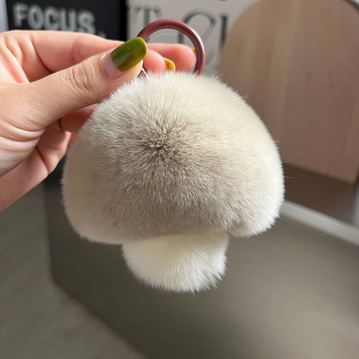 CUTE MUSHROOM KEYCHAIN PENDANT PLUSH ORNAMENT