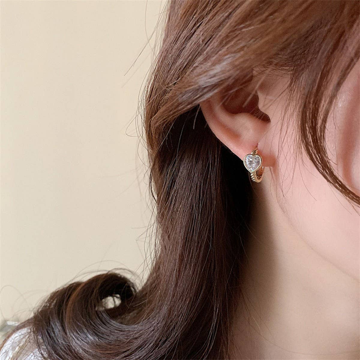 VALENTINE'S DAY NEW DESIGN ZIRCON HEART EARRINGS