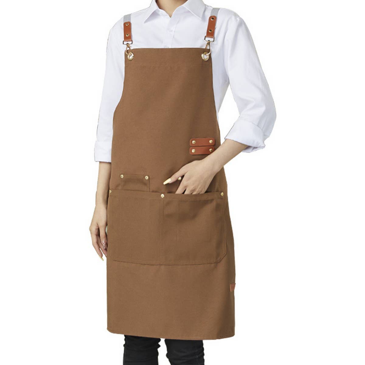 CWMM1833_Canvas Waterproof Work Apron