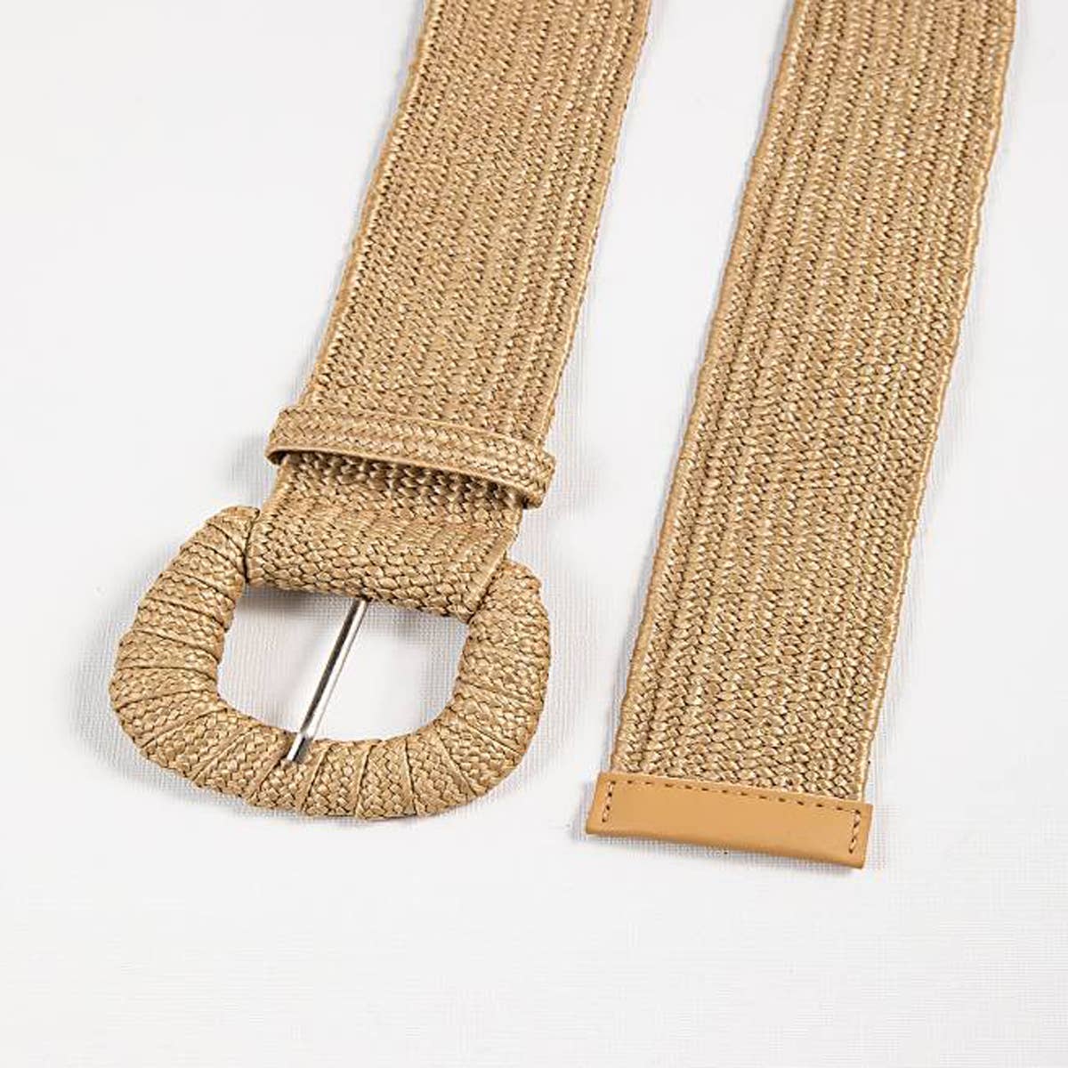 RETRO ELASTIC BELT WITH BRAIDED BUCKLE_CWABE0440