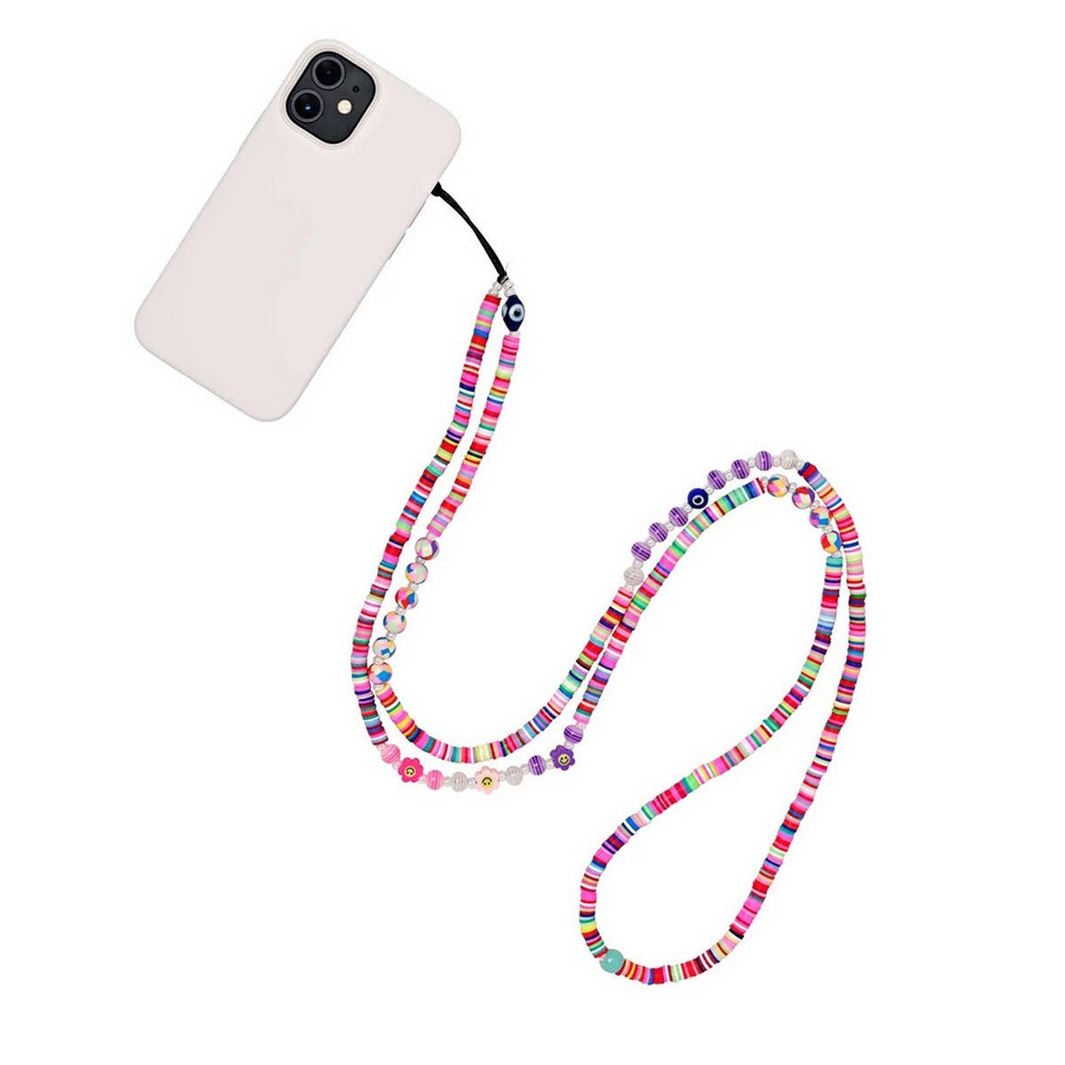 CWMM8710_COLORFUL CROSSBODY LONG MOBILE PHONE CHAIN