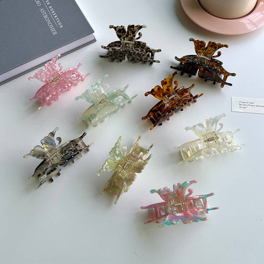 Butterfly Acetate Large Hair Claw Clip for Women_CWAHA5775