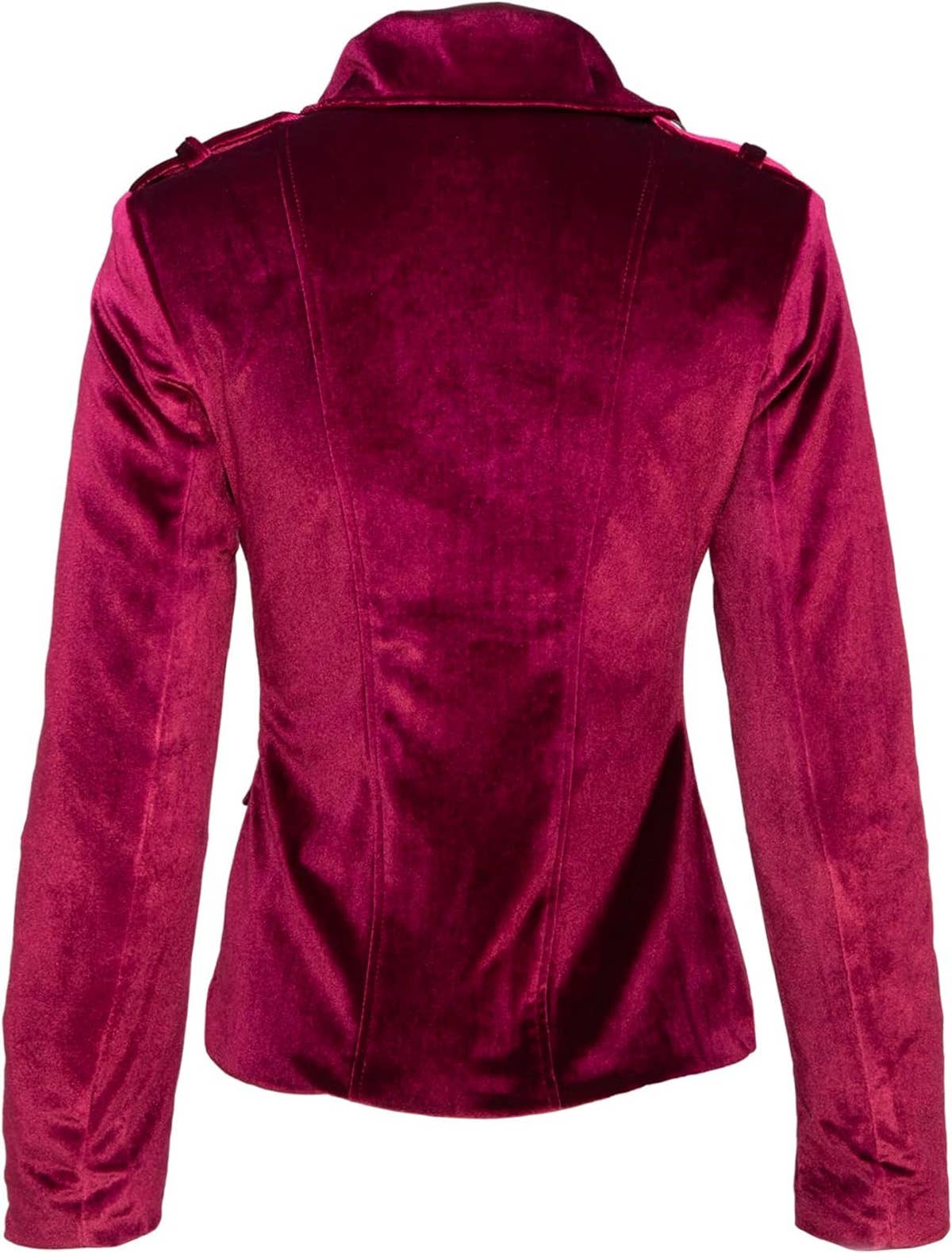 SLIM-FIT LAPEL ZIP-UP JACKET IN CANARY JACKET