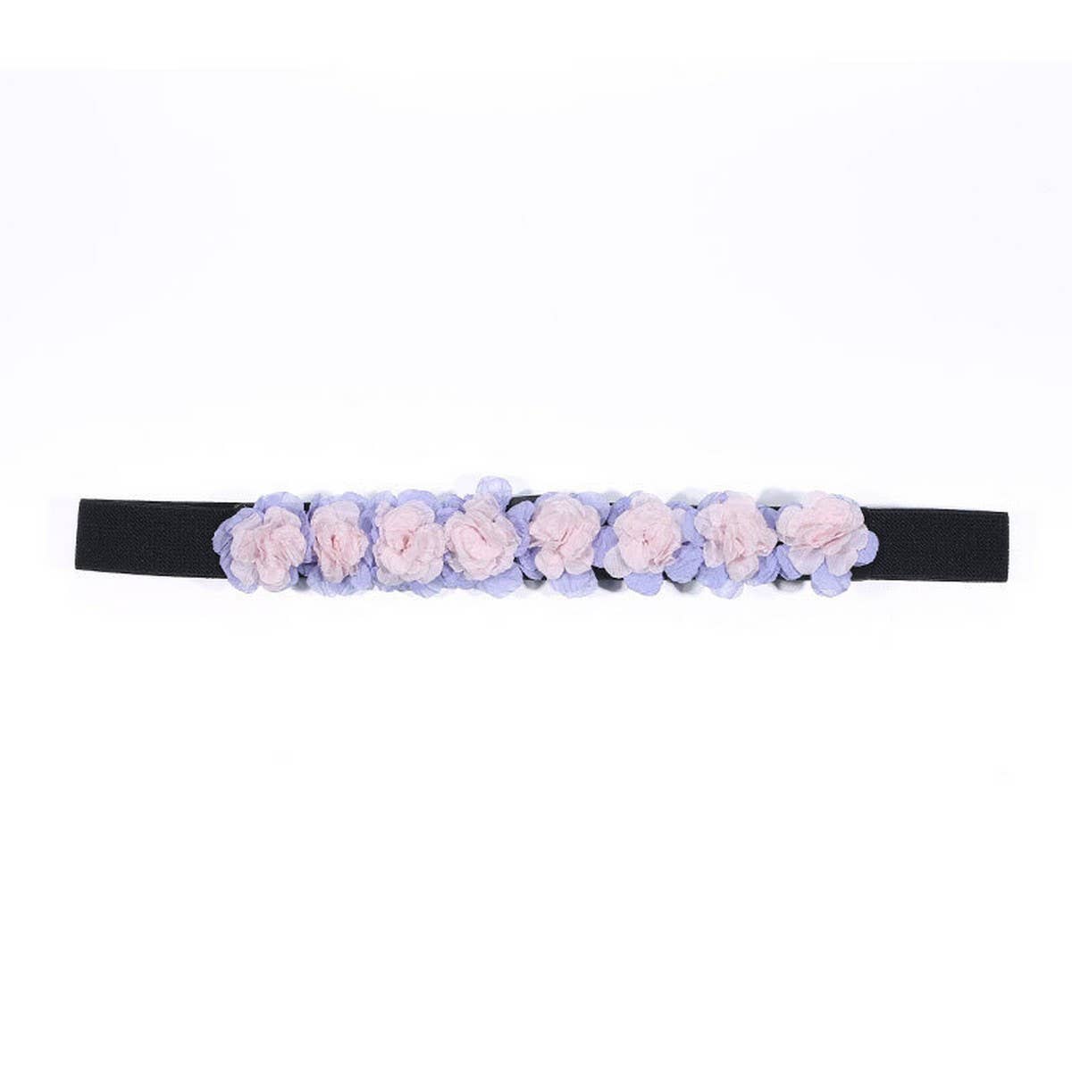 Floral Elastic Waist Belt  Stylish Cincher