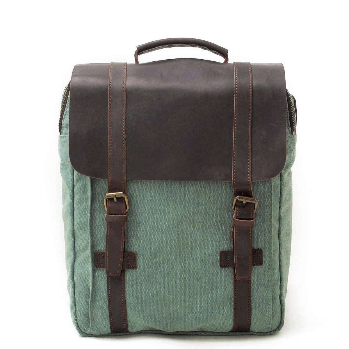 Men¡¯s Retro Canvas Travel Laptop Backpack_CWAB5533