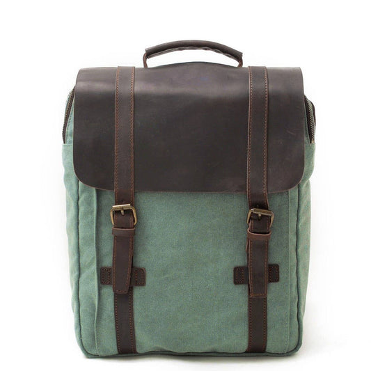 Men¡¯s Retro Canvas Travel Laptop Backpack_CWAB5533