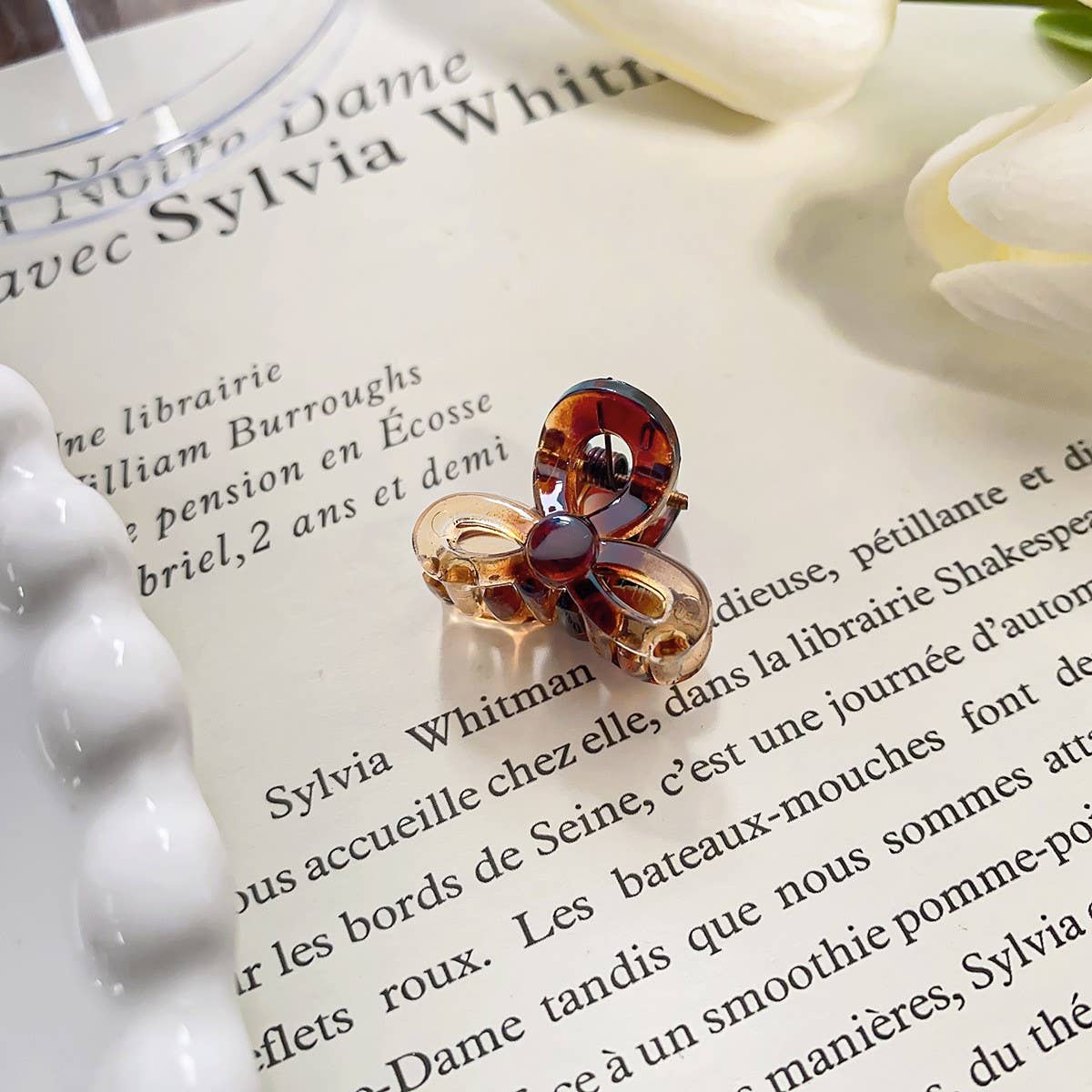 RAINBOW MINI TRANSPARENT GRIPPER CLAW CLIP_CWAHA0721