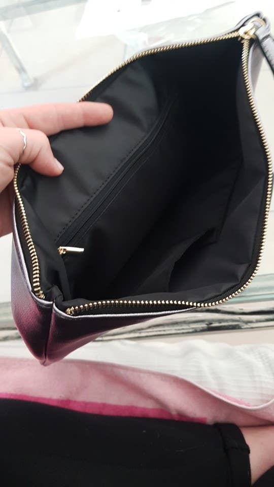 Glitter soft PU large-capacity clutch bag