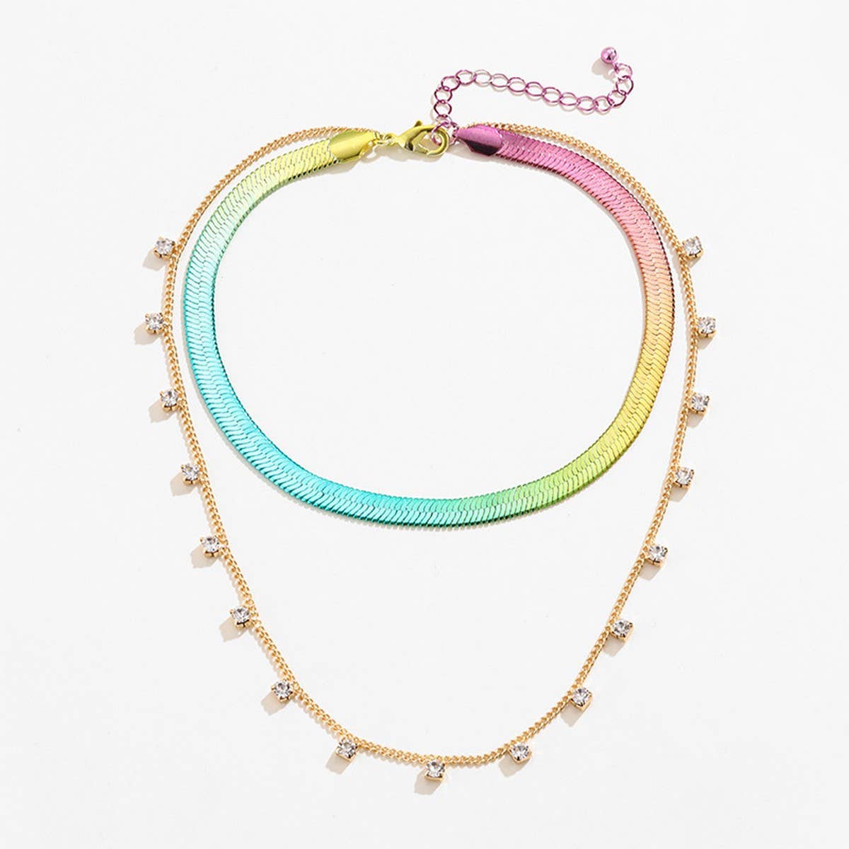 SUMMER HOT-SELLING GRADIENT STACKING NECKLACE SET_CWAJE2928