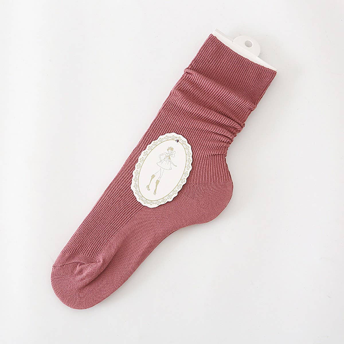 AUTUMN AND WINTER SOLID COLOR RETRO STOCKINGS_CWMS0982