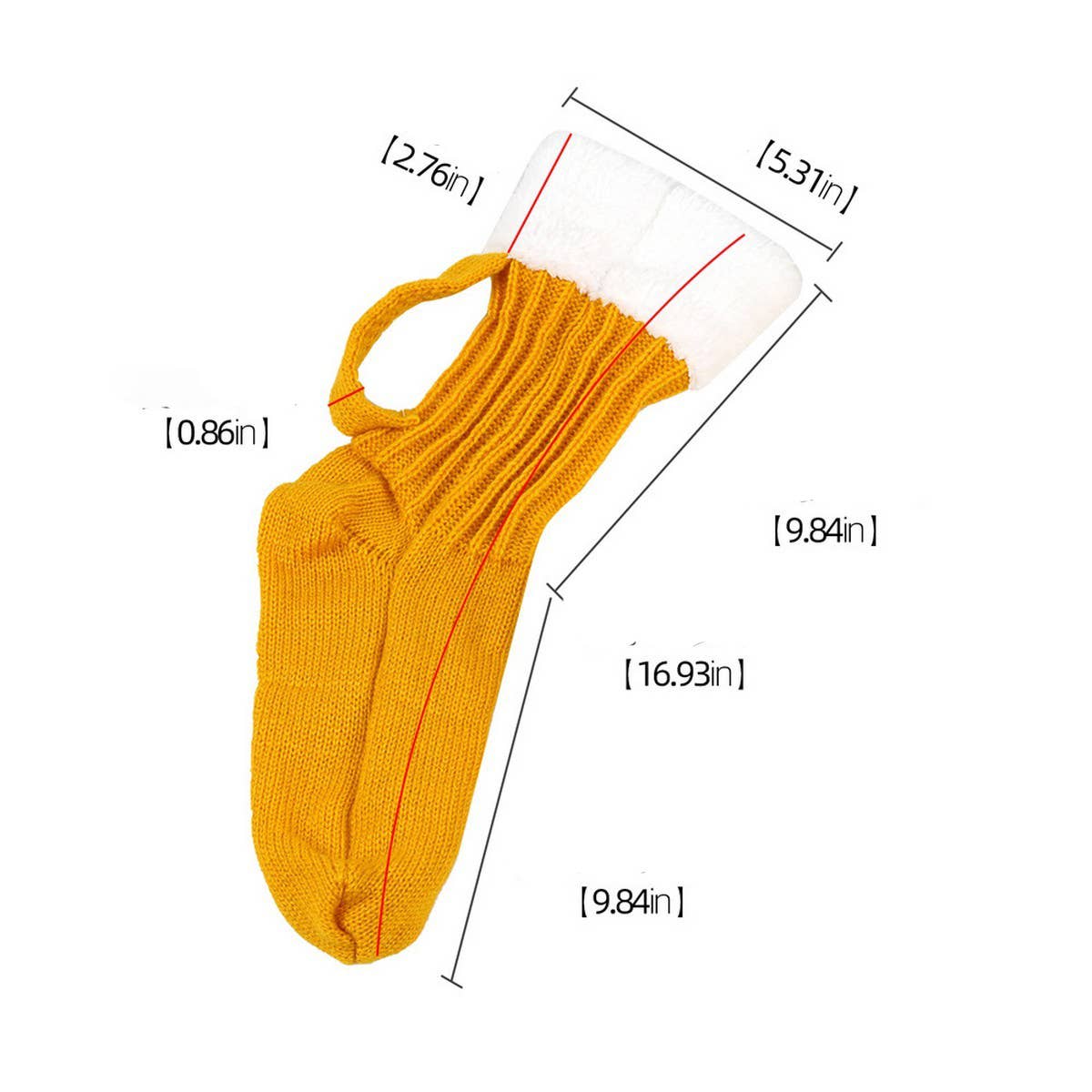 CWMS02721_KNIT WARM SOCKS WINTER CREW SOCKS