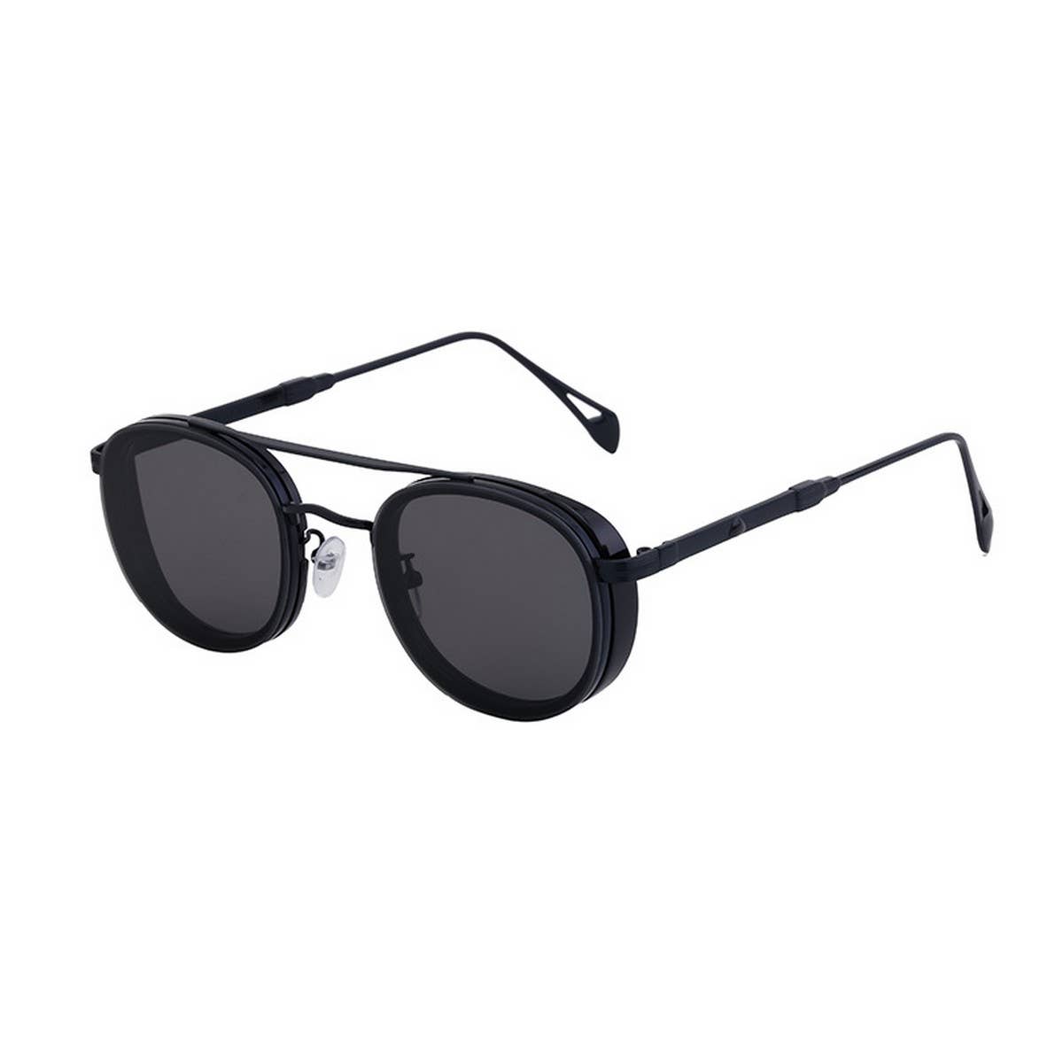 RETRO OVAL FRAME SIDE BAG SMALL FRAME SUNGLASSES_CWASG0708