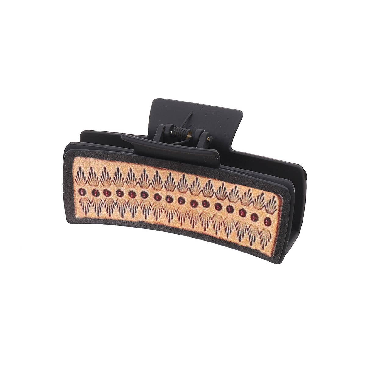 FASHION LETTER FEATHER PATTERN HAIR CLAW CLIPS_CWASC1630