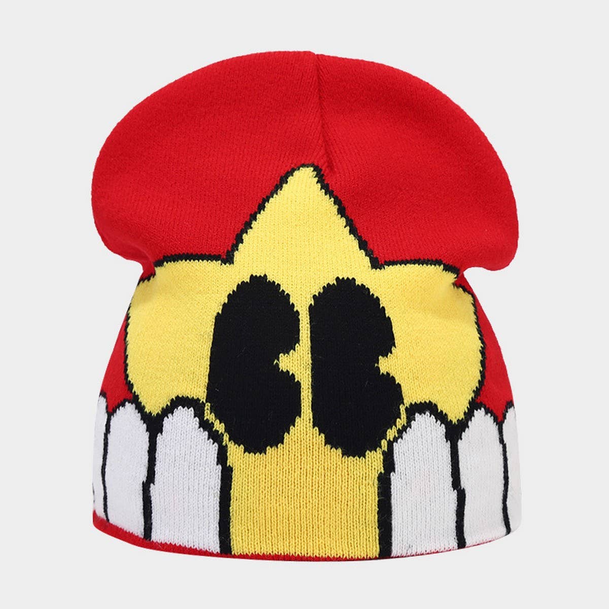 CUTE CARTOON PATTERN WINTER KNITTED HAT