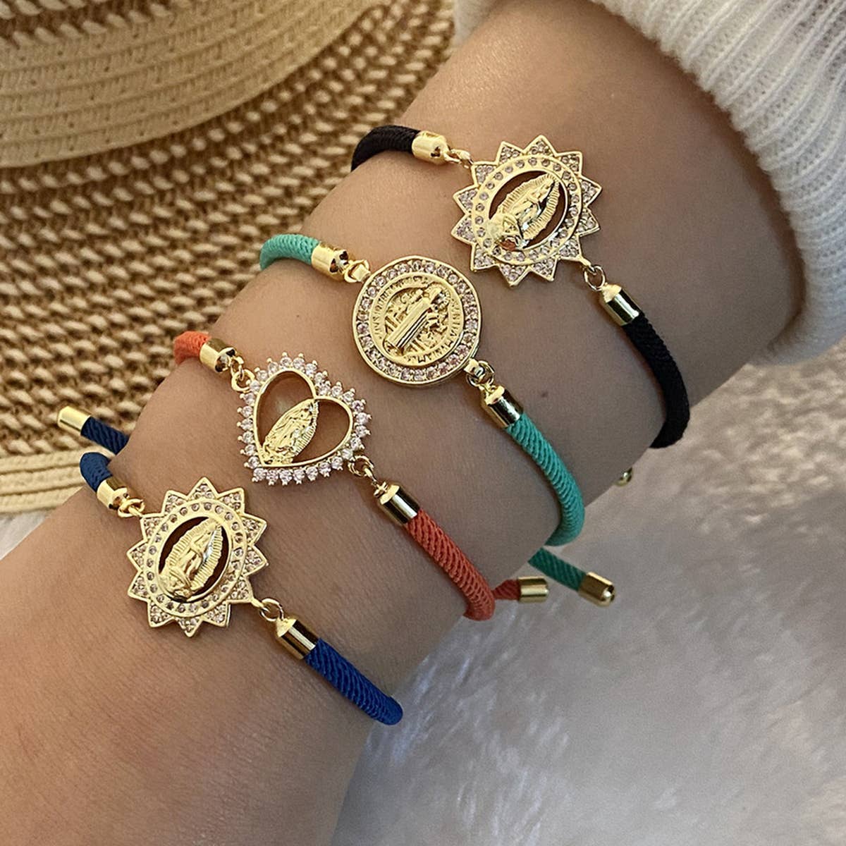 ADJUSTABLE COPPER MICRO-EMBELLISHED BRACELET_CWAHA0887