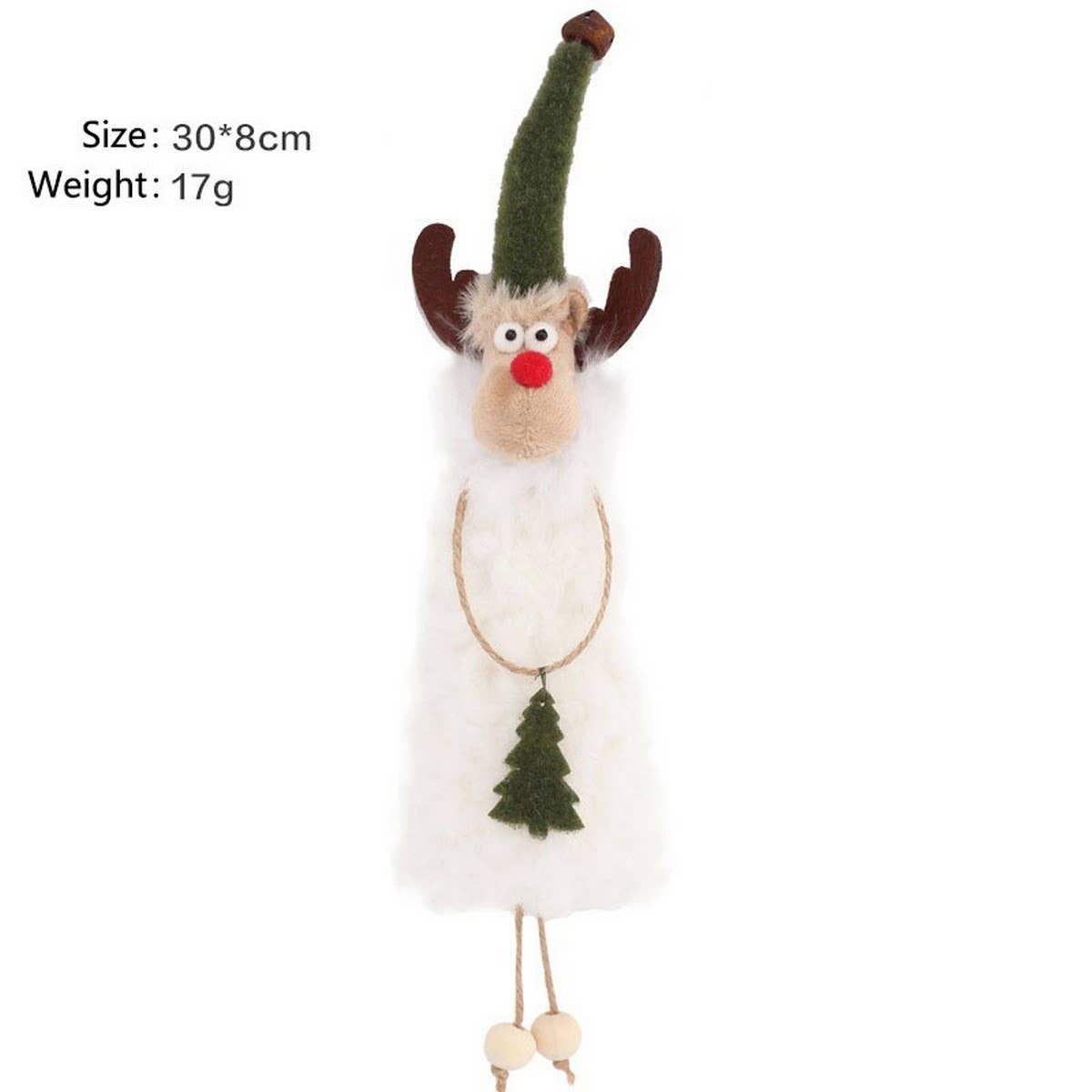 INS Style Plush Reindeer Christmas Ornament_CWAJE05405