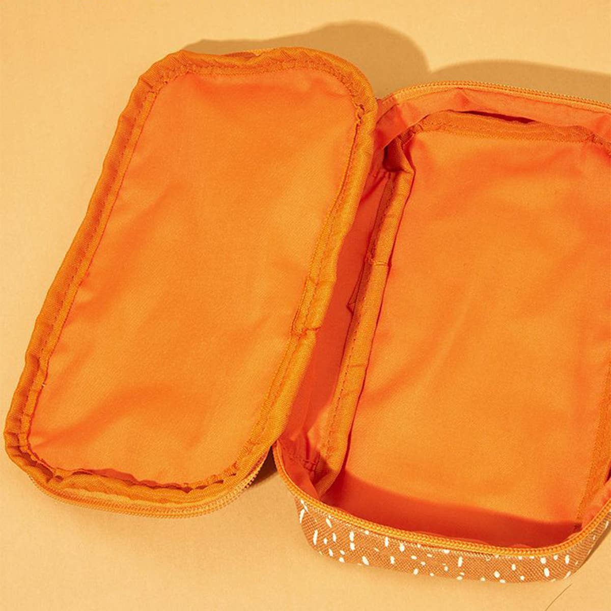 ANIMAL PATTERN PRINTED CUTE CANVAS MAKEUP BAG_CWAB1440