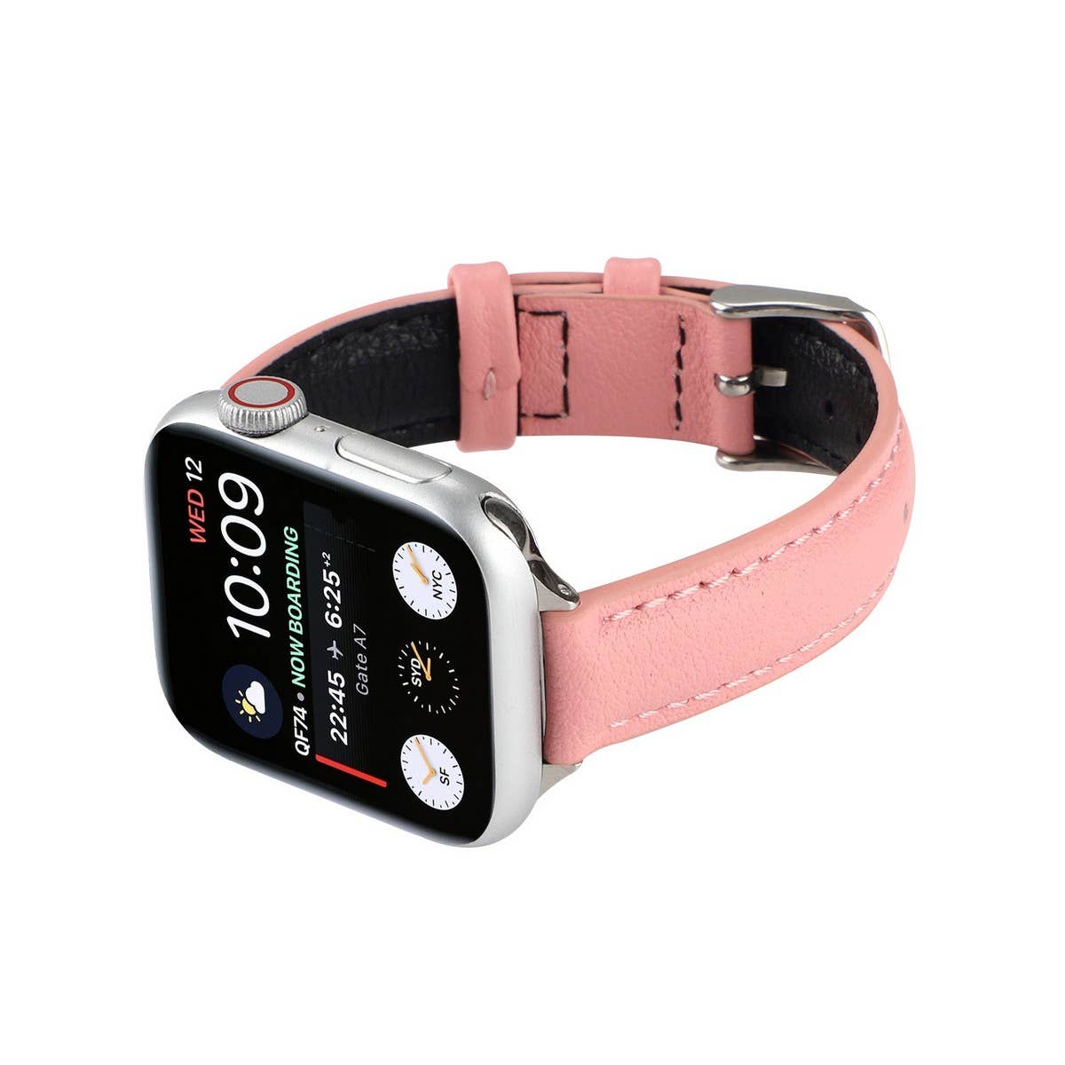 IWATCH9-1SE WOMEN'S APPLE WATCH8 SLIM LEATHER STRAP