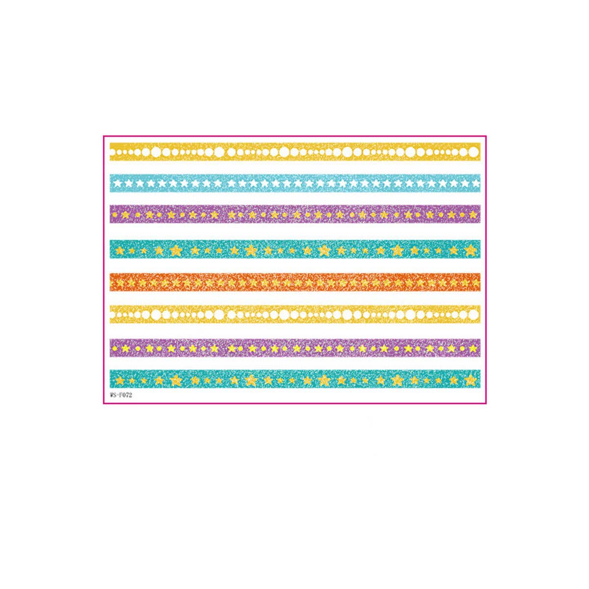 Easter Glitter Water Transfer Stickers for Candles