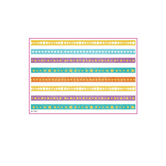 Easter Glitter Water Transfer Stickers for Candles