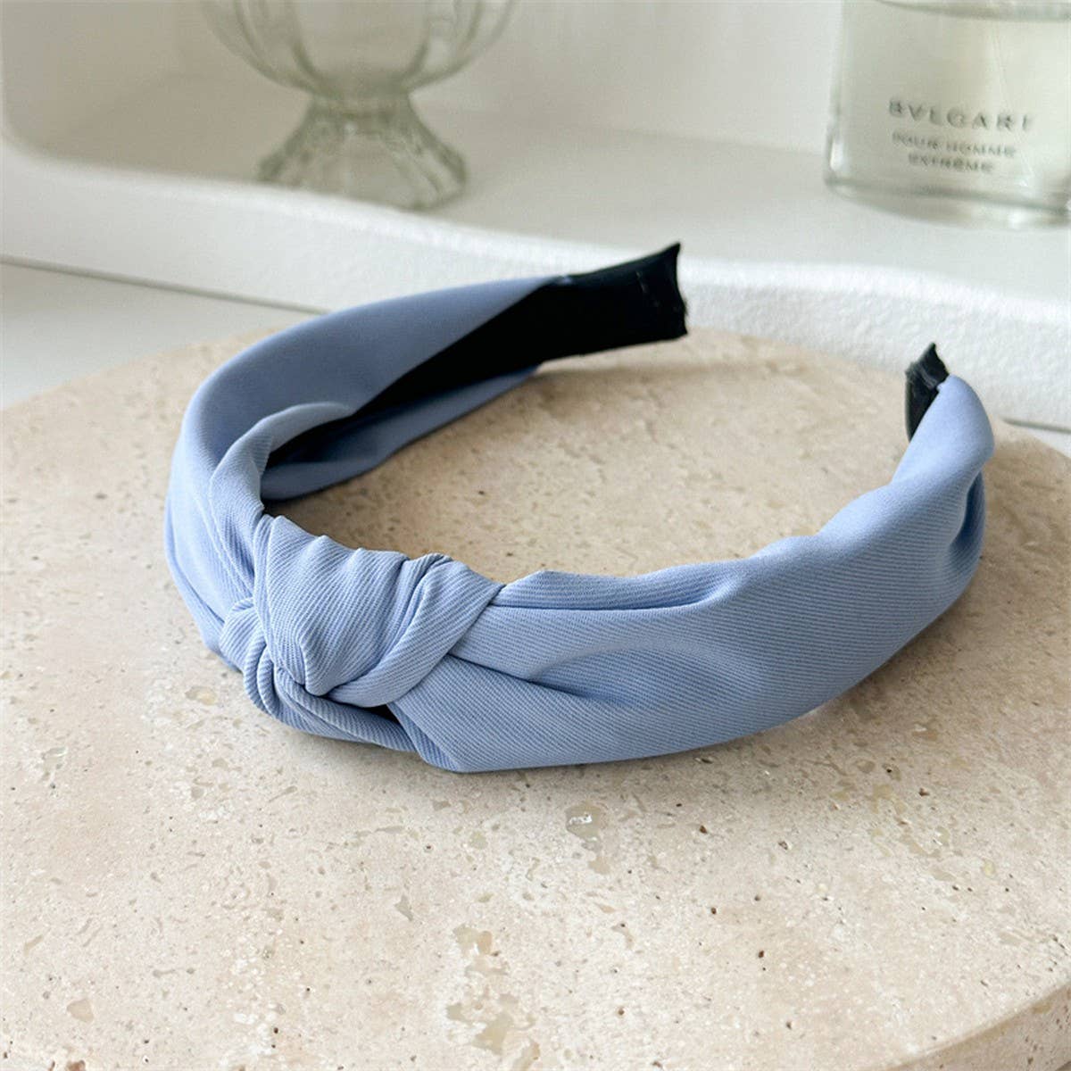 FASHION TOP KNOT FABRIC HEADBAND_CWAHA1376
