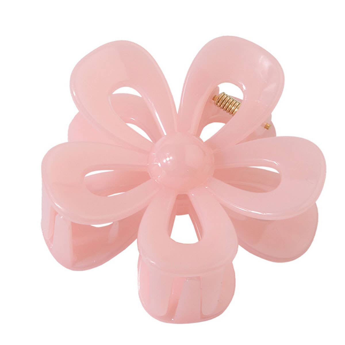 Matte Acrylic Flower Hair Claw Clip for Women_CWAHA0404