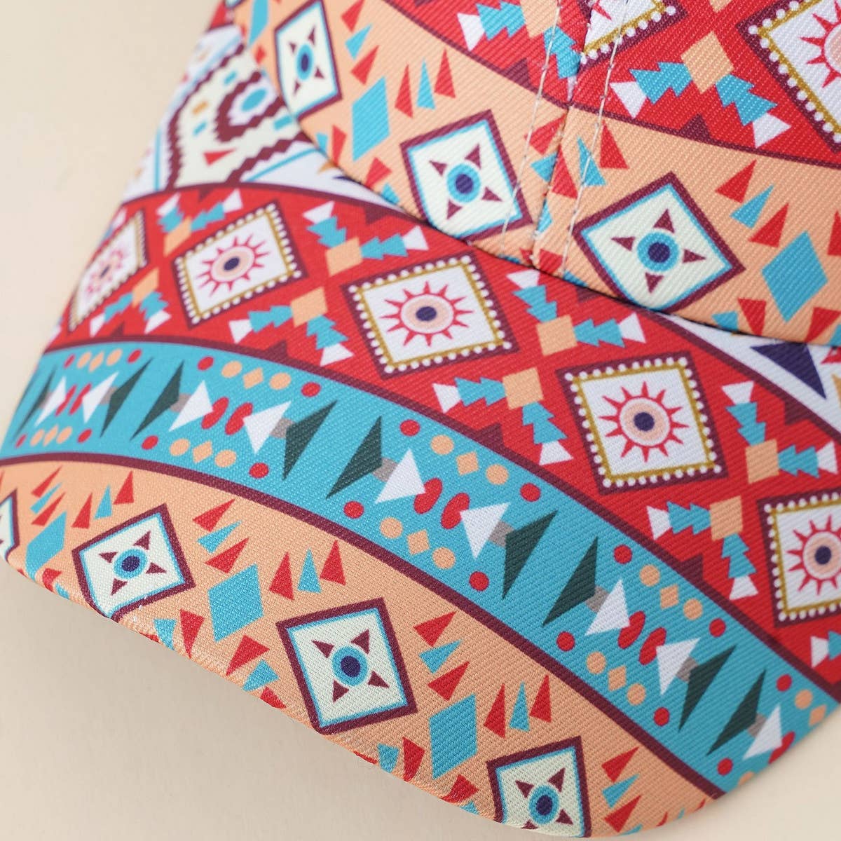 OUTDOOR BOHO GEOMETRIC BASEBALL CAP_CWAH1402