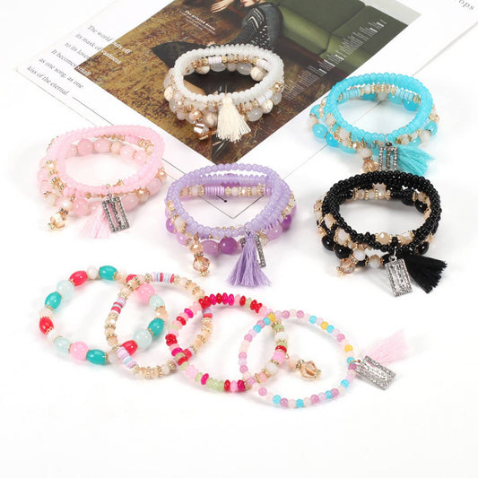 BOHEMIAN MULTI-LAYERED TASSEL CRYSTAL BRACELET_CWAJE2215