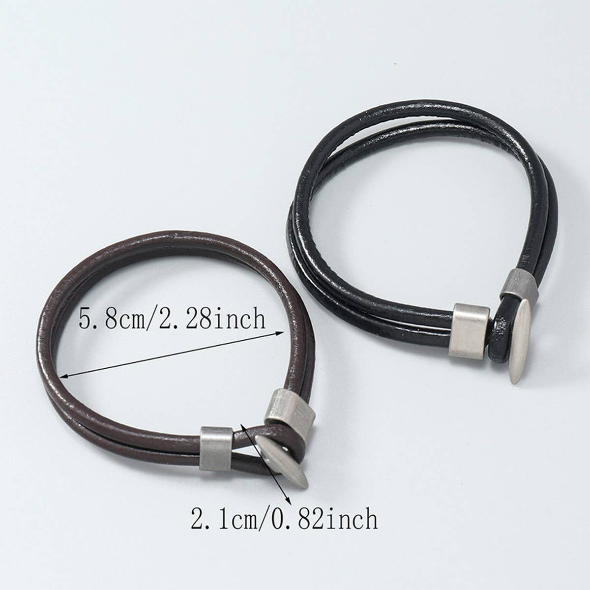 NEW RETRO SIMPLE PERSONALITY LEATHER BRACELET