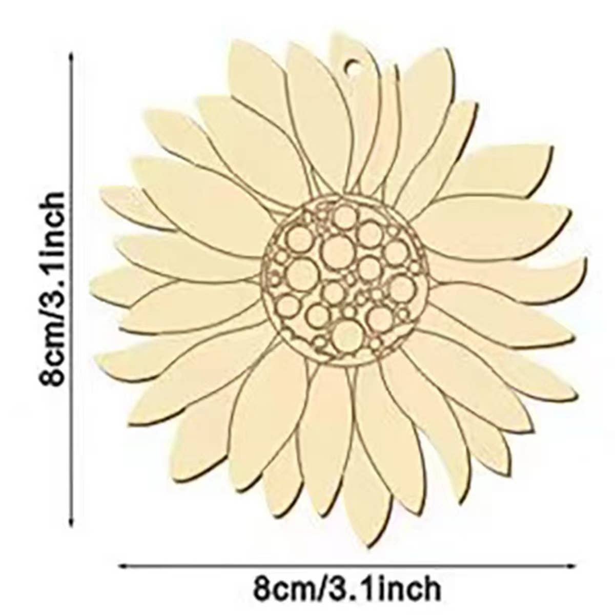 CWMM8559_PLANT AND INSECT SHAPED DIY SMALL WOODEN PENDANT