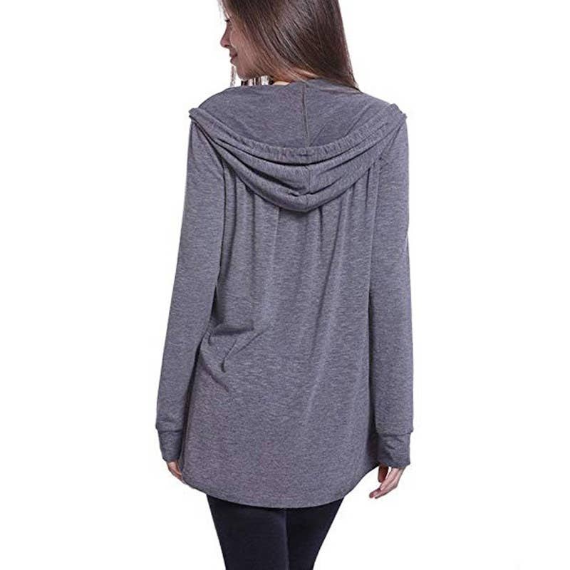 CWOHOL0286_Crew Neck Pullover Hoodie Casual Top