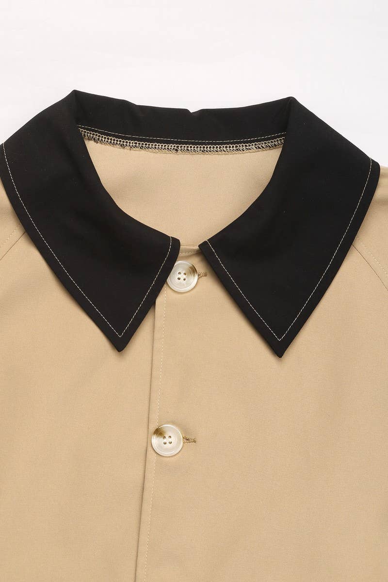 CWOCO1269_COLORBLOCK CROPPED LIGHTWEIGHT JACKET