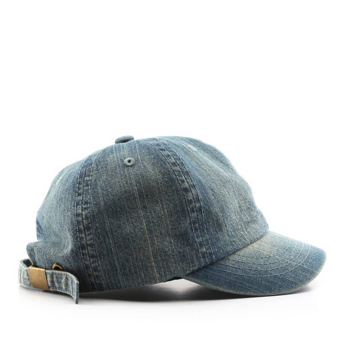 CWAH3206_SOLID COLOR DENIM SUN PROTECTION BASEBALL CAP