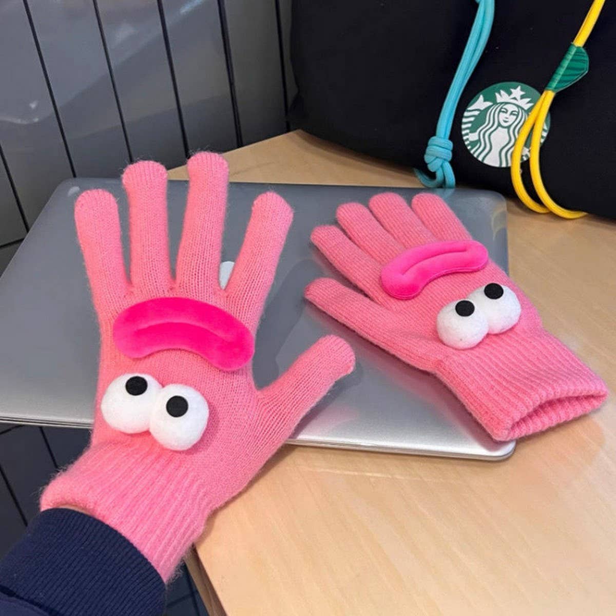 CARTOON KNITTED COLD-PROOF TOUCH-SCREEN GLOVES_CWAG0179