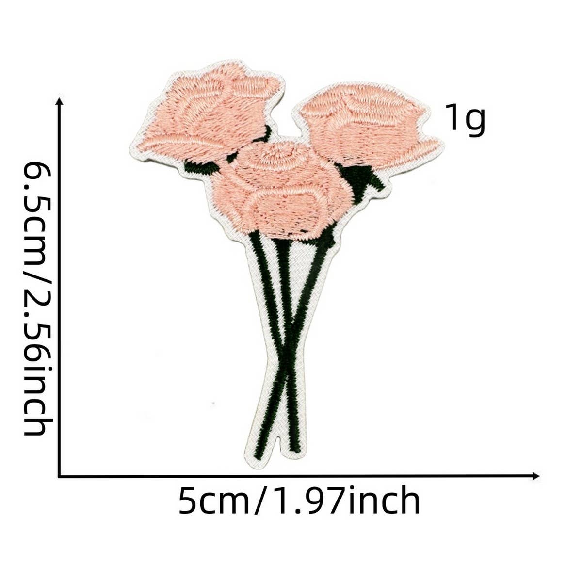 CUTE SOLID COLOR CARTOON BOW EMBROIDERED PATCH