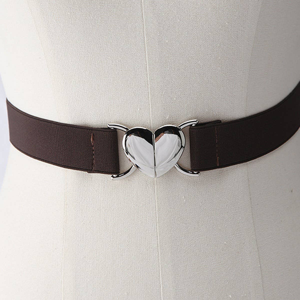 CWABE0562_LOVE BUCKLE ELASTIC BELT