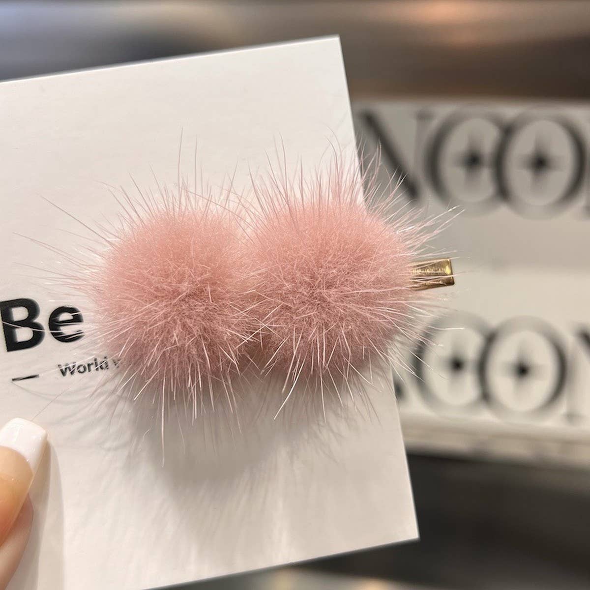 CUTE FURRY HAIRPIN DUCKBILL CLIP BANGS HAIRPIN